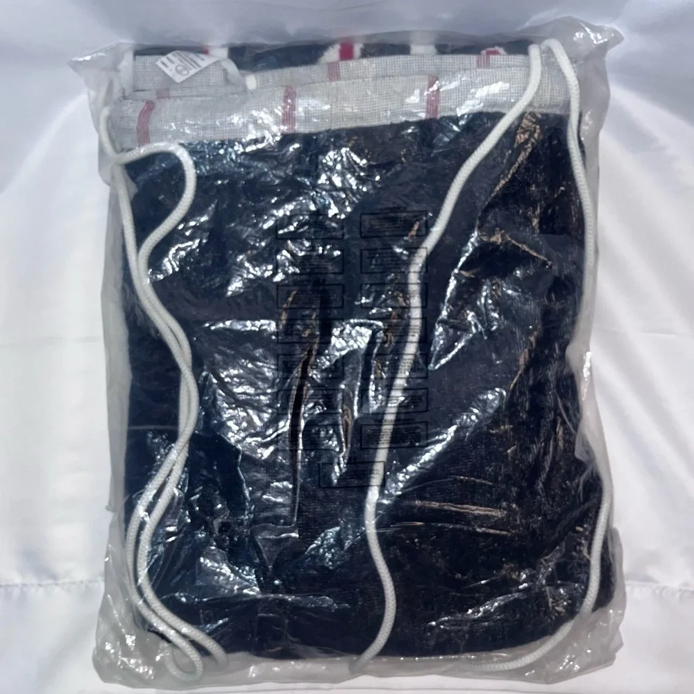 Rare Special Edition Hollister Backpack Beach Towel 59x30 White Red Blue. Cotton